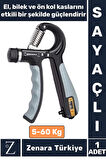 Yüksek Kaliteli Ergonomik El Bilek Kol Güçlendirici Kas Yapma Ayarlanabilir Sayaçlı 5-60 Kg El Yayı