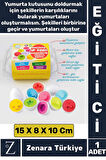 Çocuk Eğitici Düşünme Görsel Algı Eşleştirme Becerisi Geometrik Şekiller YUMURTA EŞLEME Oyunu 6'lı