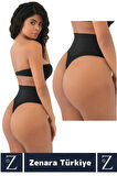 Gündelik İz Göstermez Kaymaz 2 Beden İncelten Sıkılaştıran Toparlayan Çok Şık Dikişsiz STRİNG Korse