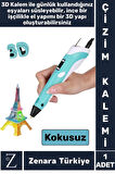 Ergonomik ABS Plastik Bükülebilir 3D Renkli Üç Boyutlu Çocuk Grafik Tablet Yazıcı 3D ÇİZİM KALEMİ