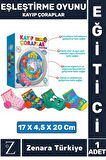 Çocuk Eğitici Zeka El Göz Koordinasyonu Dikkat Geliştirici Eğlenceli Eşleştirme Oyunu-KAYIP ÇORAPLAR
