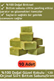 Özel %100 Doğal Güzel Kokulu El Yüz Saç Vücut Cilt Orijinal Bitkisel Siirt Bıttım Sabunu 120Gr 10 Ad
