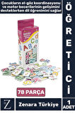 Çocuk Eğitici Görsel Algı Koordinasyon Dil Öğrenimi Gelişimi Manyetik Harfler TÜRKÇE İNGİLİZCE