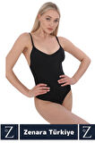 İz İç Göstermez Kaymaz Vücut Şekillendiren Sıkılaştıran Toparlayan Çıtçıtlı String Body Korse