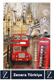 Premium Eğlenceli Eğitici Görsel Algı Problem Çözme Becerisi PUZZLE 1000 Parça LONDRA
