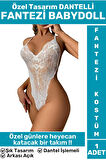 Özel Kreasyon Özel Gün Gece Parti Sevgililer Günü Cosplay Erotik Arkası Açık FANTEZİ BABYDOLL