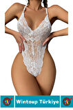 Özel Kreasyon Özel Gün Gece Parti Sevgililer Günü Cosplay Erotik Arkası Açık FANTEZİ BABYDOLL