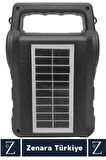 Kompakt Yüksek Ses Güçlü Bass Kamp Piknik Outdoor USB Solar Enerjili Fenerli BLUETOOTH HOPARLÖR