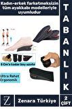 Ortopedik Ultra Rahat Tüm Ayakkabılara Uyumlu Kaymaz Topuk Anında 5 Cm Boy Uzatan Tabanlık 2 Çift