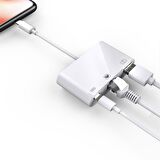 Coofbe 3in1 İpad İphone Ethernet RJ45 Usb Kamera Adaptörü İphone rj45 Dönüştürücü İphone Usb Okuyucu