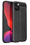 iPhone 12 Pro Max Kılıf Deri Desenli Kamera Korumalı Silikon