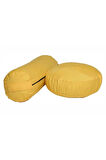 Meditasyon Minderi Silindir Yoga Bolster Minderi Ikili Set
