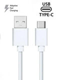 Samsung Uyumlu 1 Metre Type-c Hızlı Şarj Kablosu S8 S9 Plus Note 8 9 A31 A51