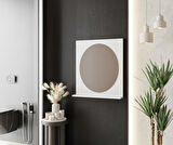 Karen Banyo Ege 60x69Cm Aynalı Beyaz Üst Modül Raflı Dolap Üstü Ayna, Banyo, Tuvalet, Wc Aynası, Çok Amaçlı Raf