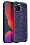 iPhone 11 Pro Max Kılıf Deri Desenli Kamera Korumalı Silikon