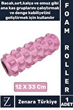 Fitness Aerobik Denge Stabilite Kas Esnekliği Denge Geliştirici Kadın Erkek Spor Foam Roller 33 Cm