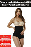 Özel Üretim İz İç Göstermez Kaymaz Sıkılaştırıcı Şekillendirici LAZER KESİM Yüksek Bel Slip Korse