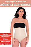 Özel Üretim Vücut Şekillendirici Beden Küçülten Toparlayıcı Ağraflı Yüksek Bel Slip Korse