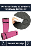 Özel Üretim Kompakt Taşıma Askılı Çift Taraflı Su Geçirmez Kamp Uyku Minder Yoga Pilates Matı 10 Mm