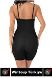 İz Göstermez Kaymaz Sıkılaştırıcı Toparlayıcı Vücut Şekillendirici LAZER KESİM Tam Boy Askılı Korse