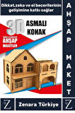 Premium Görsel Zeka El Becerisi Geliştirici Boyanabilir Puzzle Oyun Dekoratif Demonte Ahşap 3D Maket