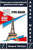 Premium Görsel Zeka El Becerisi Geliştirici Boyanabilir Puzzle Oyun Dekoratif Demonte Ahşap 3D Maket