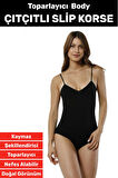 Özel Üretim İz İç Göstermez Kaymaz Sıkılaştırıcı İnceltici Çıtçıtlı Slip Body Korse