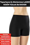 Özel Üretim İz İç Göstermez Kaymaz Sıkılaştırıcı Şekillendirici LAZER KESİM Yüksek Bel Boxer Korse