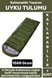 Kompakt 4 Mevsim Kullanıma Uygun Sıcak Tutan 190 x 70 Cm Çift Kişilik Kamp KATLANABİLİR UYKU TULUMU