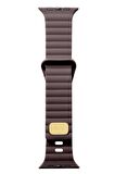 Apple Watch Ultra 49mm Uyumlu KRD-73 Şerit Tasarım Lüx Silikon Kordon