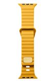 Apple Watch Ultra 49mm Uyumlu KRD-73 Şerit Tasarım Lüx Silikon Kordon