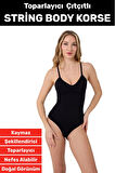Özel Üretim İz İç Göstermez Kaymaz Sıkılaştırıcı Toparlayıcı Çıtçıtlı String Body Korse