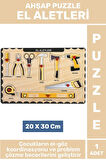 Premium Eğlenceli Eğitici Görsel Algı Problem Çözme Becerisi Çocuk Puzzle EL ALETLERİ