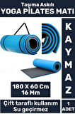 Özel Üretim Kompakt Taşıma Askılı Çift Taraflı Su Geçirmez Kamp Uyku Minder Yoga Pilates Matı 16 Mm