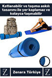Özel Üretim Kompakt Taşıma Askılı Çift Taraflı Su Geçirmez Kamp Uyku Minder Yoga Pilates Matı 16 Mm
