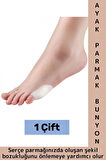 Günlük Konforlu Ayak Sürtünme Önleyen İki Ayak İçin Uyumlu Silikon Ayak Serçe Parmak Bunyon Koruyucu