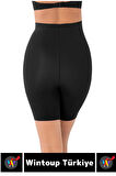 İz İç Göstermez Kaymaz Sıkılaştırıcı Vücut Şekillendirici LAZER KESİM Yüksek Bel Paçalı Korse