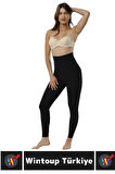 İz İç Göstermez Kaymaz Sıkılaştırıcı 2 Beden İncelten Yeni Nesil LAZER KESİM Yüksek Bel Tayt Korse