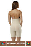 Özel Üretim İz İç Göstermez Kaymaz Sıkılaştırıcı Şekillendirici LAZER KESİM Yüksek Bel Paçalı Korse