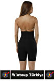 Özel Üretim İz İç Göstermez Kaymaz Sıkılaştırıcı Şekillendirici LAZER KESİM Yüksek Bel Paçalı Korse