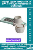 Premium BPA Free Kompakt Kolay Kullanım Temizlik Garlic Sarımak Ezici Plastik Sarımsak Rendesi