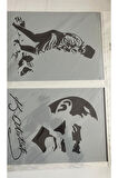 Büyük Boy Kemal Atatürk Stencil Kalıp 2 Adet Birden 