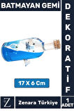 Premium Yüksek Kaliteli Dayanıklı Çok Şık Dekoratif Hediyelik Denizcilik Koleksiyon BATMAYAN GEMİ