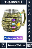 Premium Dekoratif Hediyelik Genç Yetişkin Eğlenceli Tasarım Figür Paslanmaz Çelik Kupa Bardak