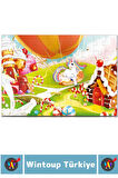 Premium Seri Eğlenceli El Göz Koordinasyon Beceri Geliştirici Çocuk 2X50 Parça PUZZLE ŞEKER DİYARI