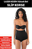 İz İç Göstermez Kaymaz Sıkılaştırıcı Vücut Şekillendirici LAZER KESİM Yüksek Bel Slip Korse