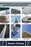 Ultra Güçlü Suya Neme Dayanıklı Çok Amaçlı Onarım Tamir İzolasyon Bantı Gri 48 Mm x 10 Metre 2 Adet