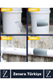 Ultra Güçlü Suya Neme Dayanıklı Çok Amaçlı Onarım Tamir İzolasyon Bantı Gri 48 Mm x 10 Metre 5 Adet