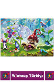 Premium Seri Eğlenceli El Göz Koordinasyon Beceri Geliştirici Çocuk 2x100 PUZZLE MANTAR DEDE
