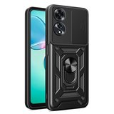 Oppo A60 Kılıf Magnetik Standlı Kamera Korumalı Sürgülü Vega Kapak